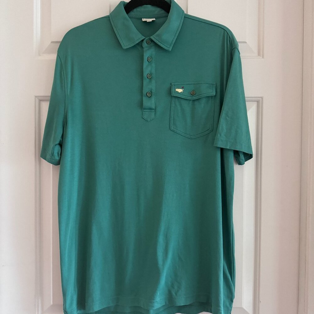 Masters Collection polo shirt with front pocket - men's size M